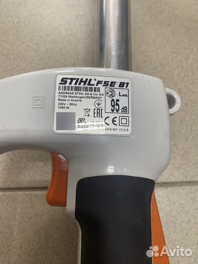 Триммер электрический stihl fse 81