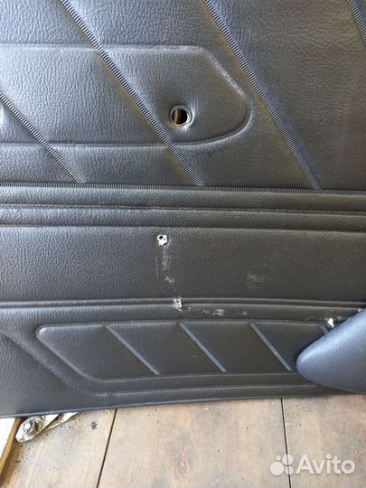 Дверные карты нива с подиумами и динамиками