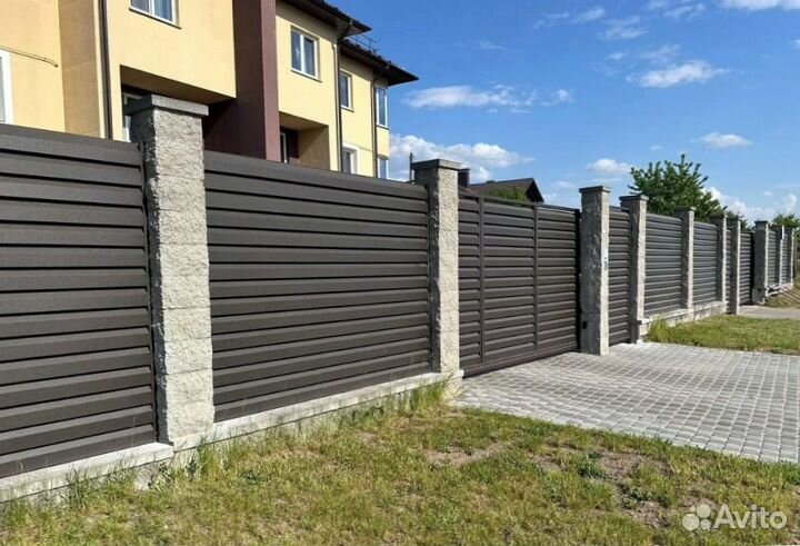 Забор жалюзи