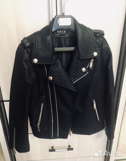 Куртка детская кожанка