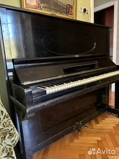 Антикварное пианино C.M. Schroder