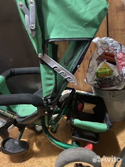 Детский велосипед с ручкой бу