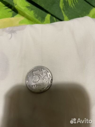 Монета заводской брак