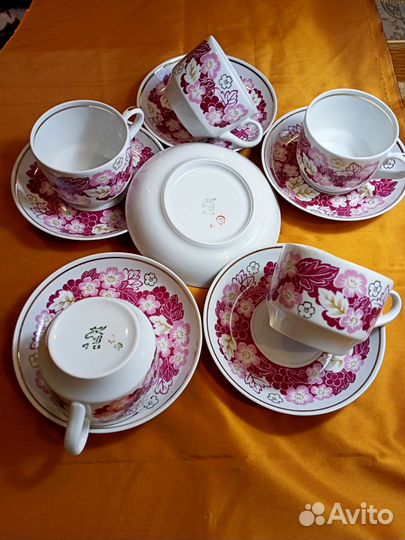 Сервизы чайные фарфор остатки СССР