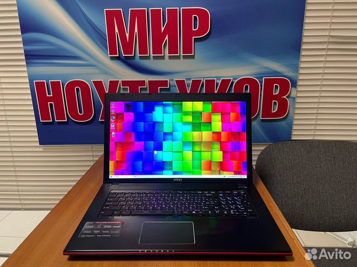 Игровой ноутбук MSI / RGB подсветка / i7