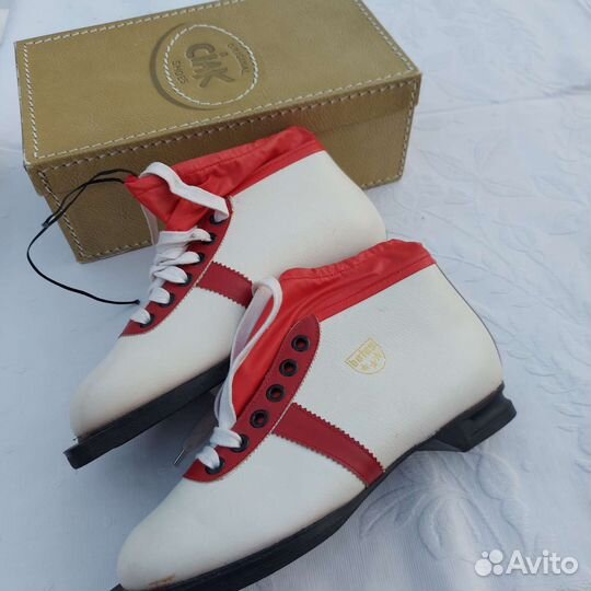 Лыжные ботинки Botas,фирменные, кожа, эксклюзив
