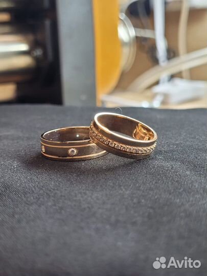 Обручальные кольца золото