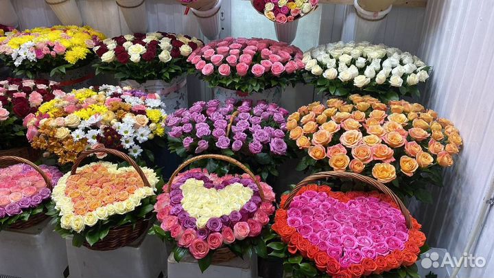 Доставка цветов / Цветы розы опт