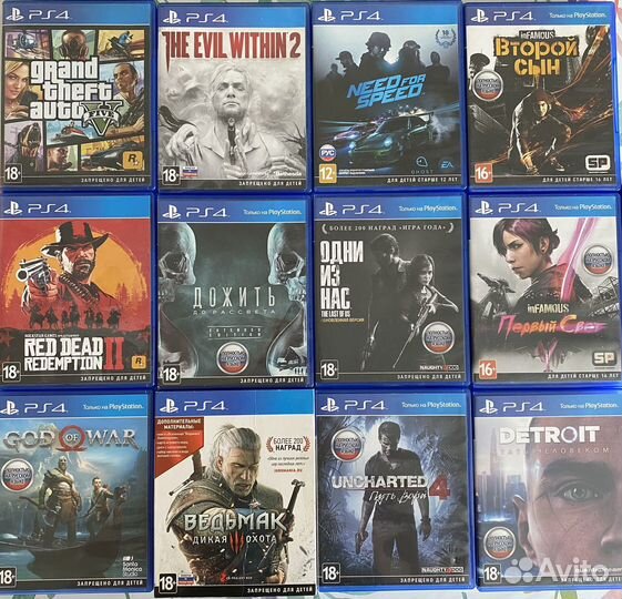 Игры для приставок ps4