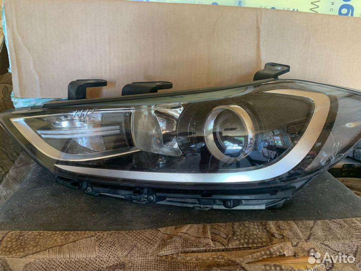 Фара hyundai elantra 6