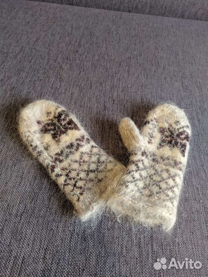 Варежки новые натуральные