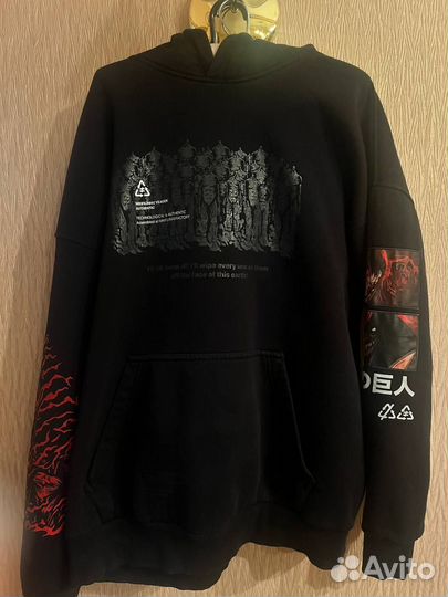 Толстовка Nikifilini Атака титанов с Эреном р. XL