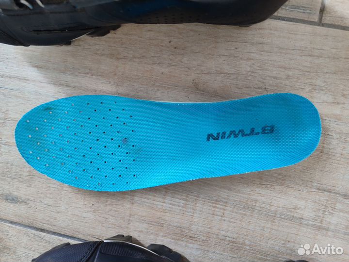 Велоботинки btwin SPD на 40 RUS c шипами shimano