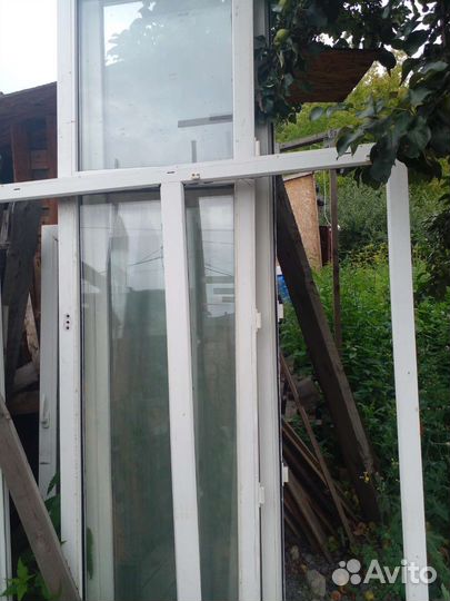 Окна пластиковые бу и балконные двери