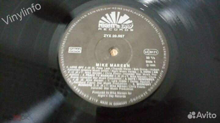 Radiorama/Mike Mareen/Ganymed оригиналы