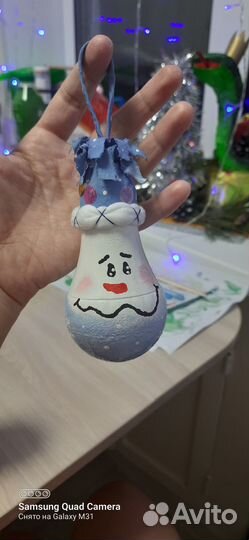 Игрушки на ёлку ручной работы