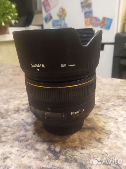 Обьектив sigma для nikon 30\1,4