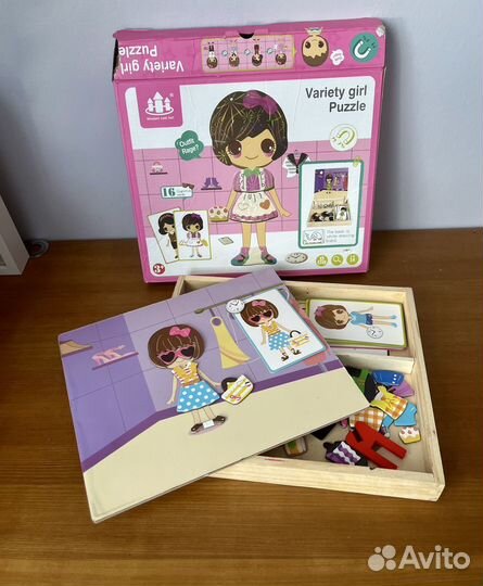 Магнитная игра Одень куклу