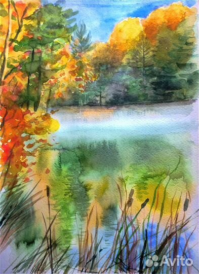 Картина акварелью 