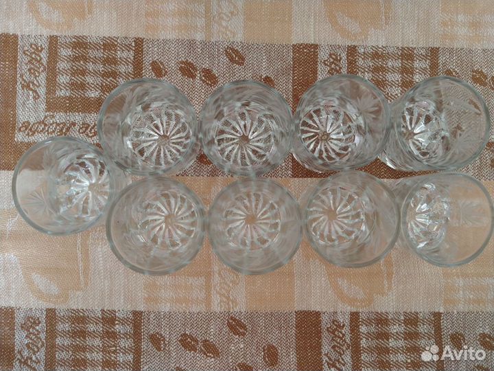 Стопки советские 9 шт