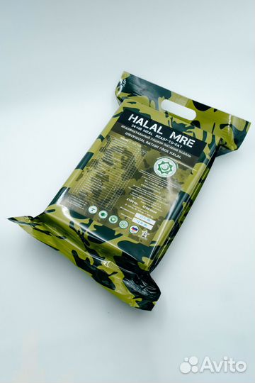 Сухпаек Халяль Mre Halal меню 1 4700 ккал 2.1 кг