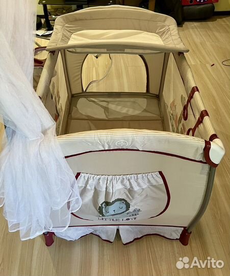 Манеж-кроватка Noony Friends Monaco