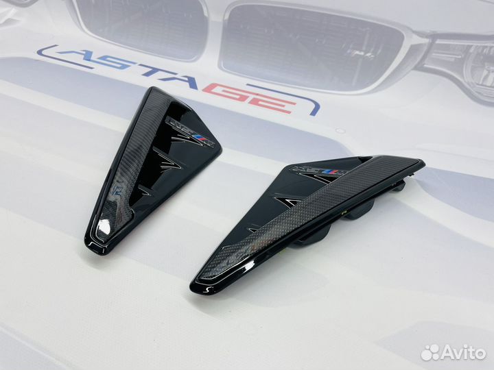 Жабры BMW X5 G05 Карбон Ламинация