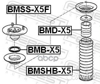 Опора амортизатора bmss-X5F