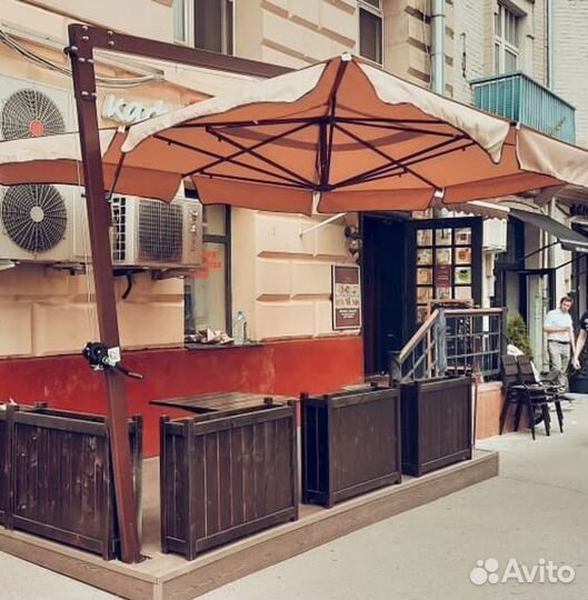 Уличные зонты для кафе и загородной недвижимости