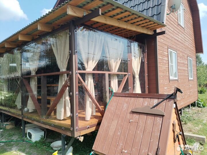 Мягкие окна для беседки