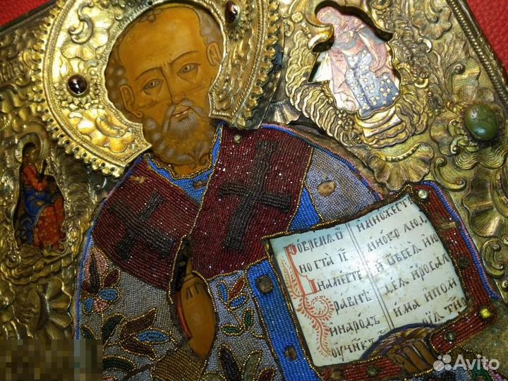 Икона серебро
