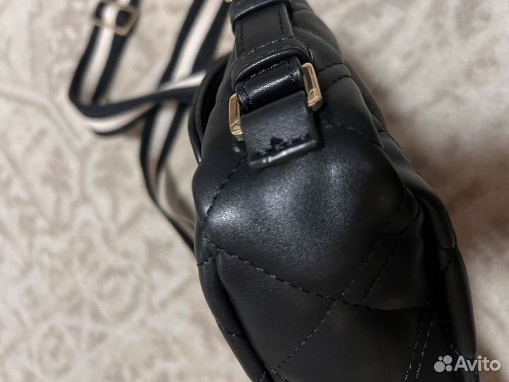 Сумка кроссбоди черная остин кожзам