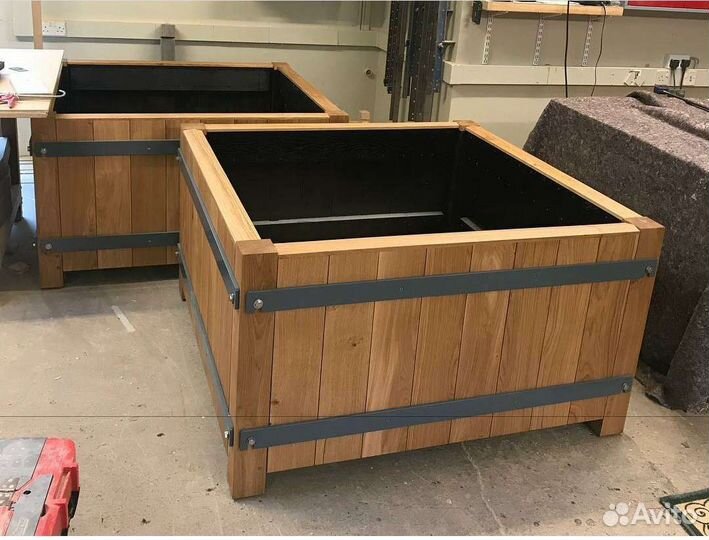 Кашпо кадки ящик для цветов и деревьев лиственница