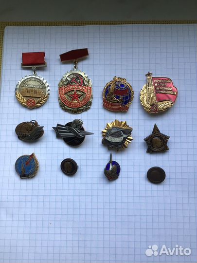 Значки ромбы