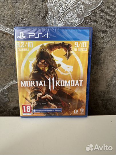 Игра Mortal kombat 11 ps4 новый