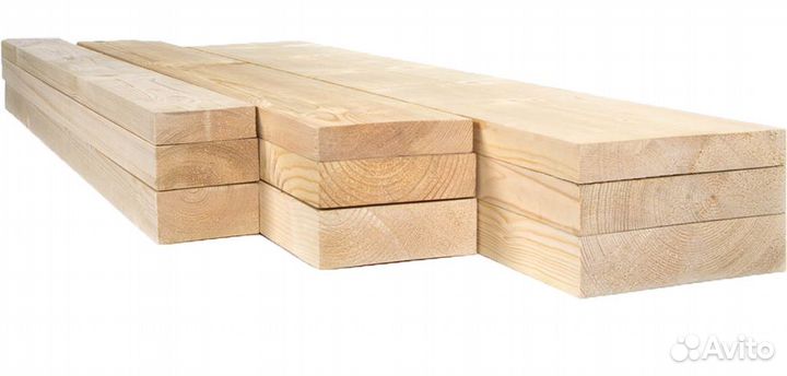 Доска обрезная сухая хвоя 2 сорт