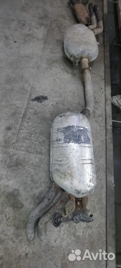 Мерседес 124 глушитель