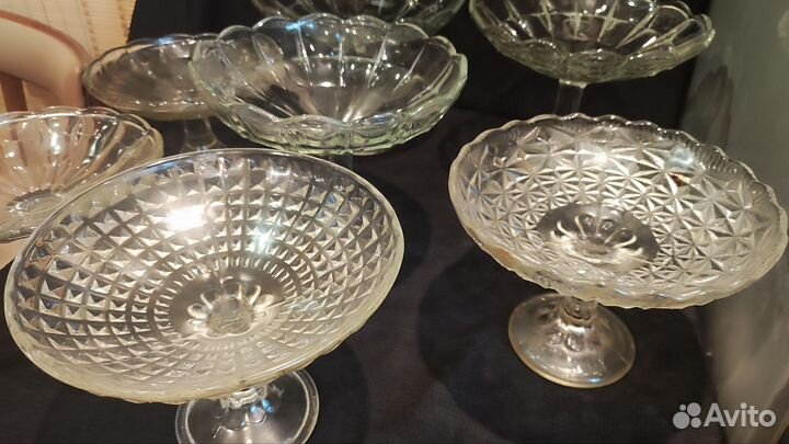 Конфетница фруктовница на ножке СССР