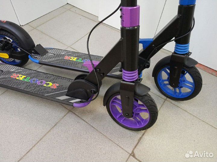 Самокат городской с нагрузкой до 120 кг