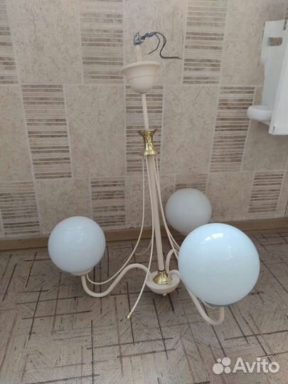 Люстра + запасной плафон