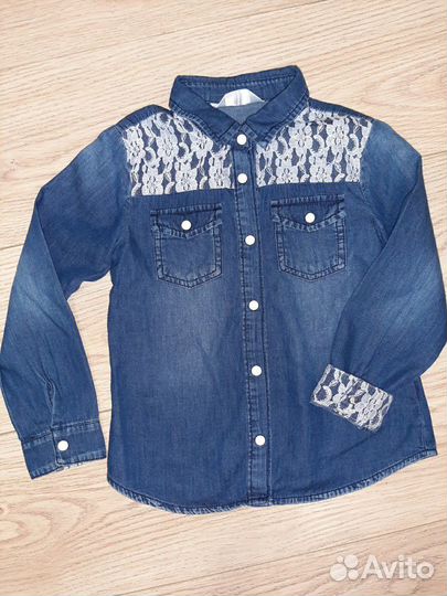 Джинсовая рубашка