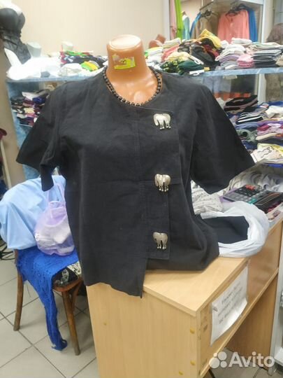 Летняя одежда лен 50-52