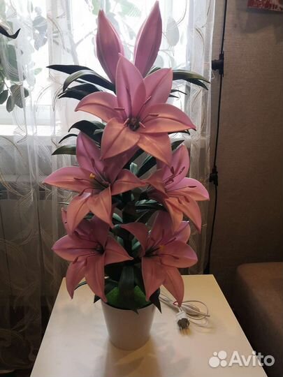 Ростовые цветы светильники