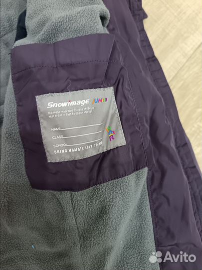 Пуховик зимний для девочки 140