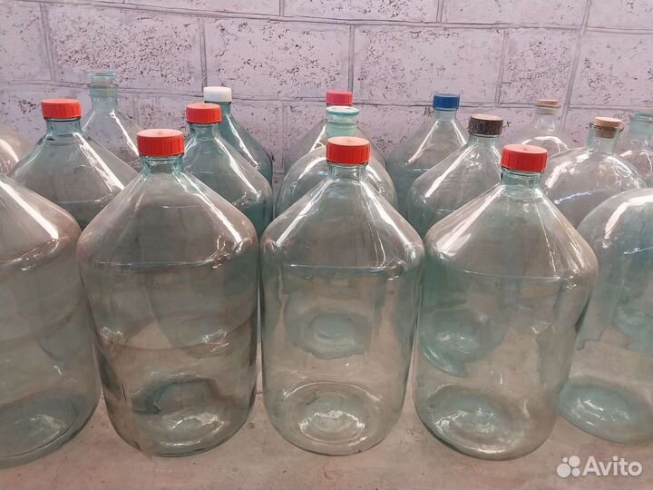 Бутыль стеклянная 22,10 л