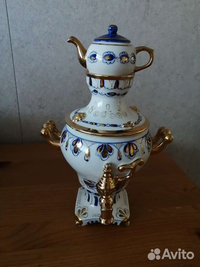 Самовар гжель сувенир