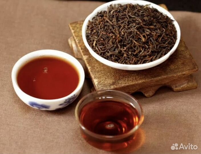 Китайский чай Пуэр; Красный; зелёный