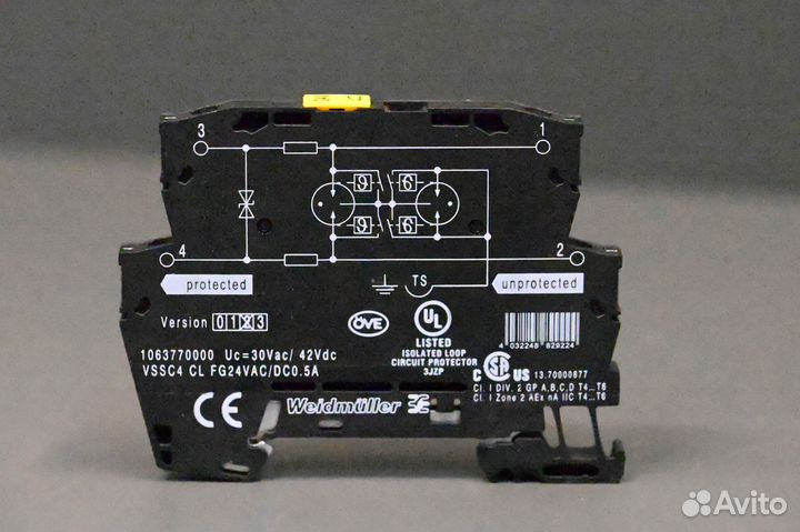 Weidmuller 1063770000 vssc4 CL FG24VAC новое, 4 шт