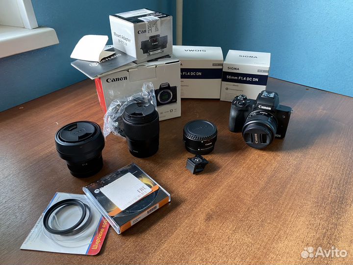 Комплект с Canon eos m50 mark ii