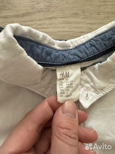 Рубашка с жилеткой H&M (92-98)